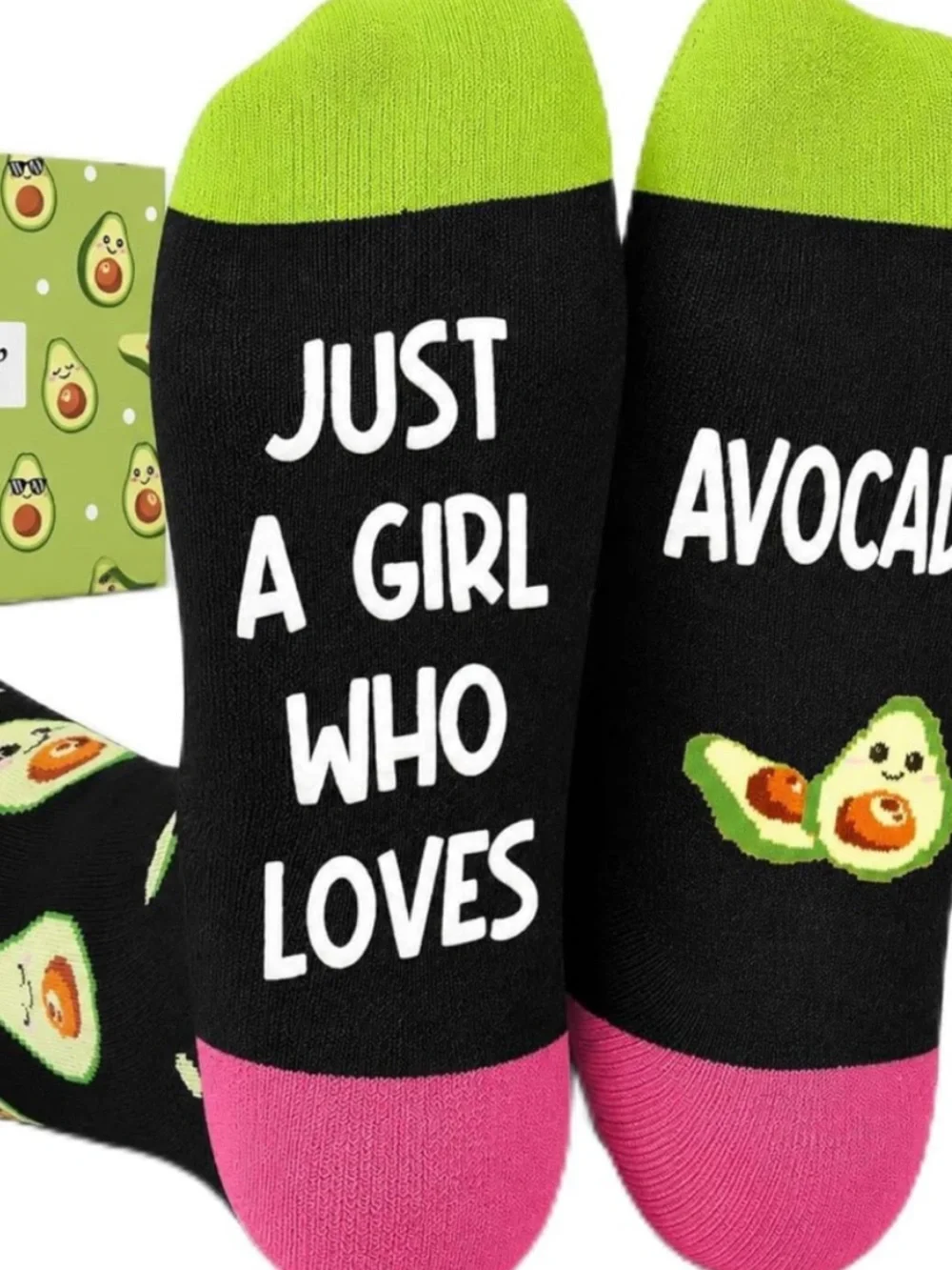Avocado novelty socks new in box
